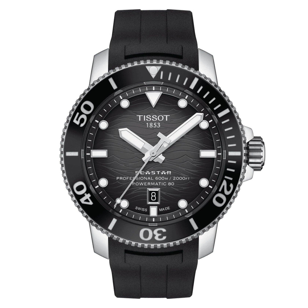 Tissot orologio Seastar 2000 Professional Powermatic 80 46mm nero automatico acciaio T120.607.17.441.00 - Capodagli 1937