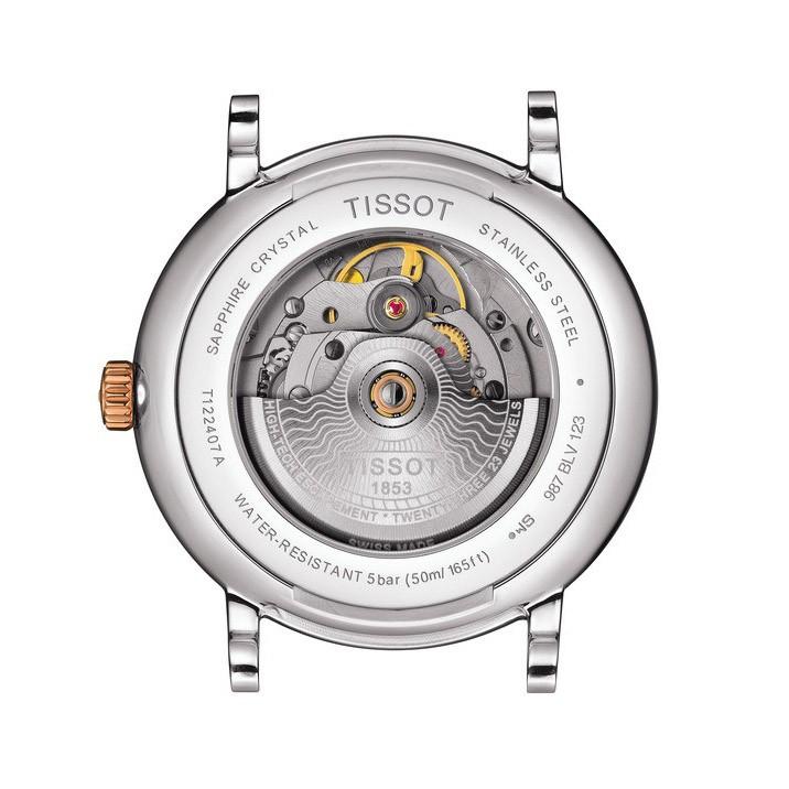 Tissot orologio uomo Carson Powermatic 80 automatico 40mm acciaio pvd oro rosa T122.407.22.033.00 - Gioielleria Capodagli