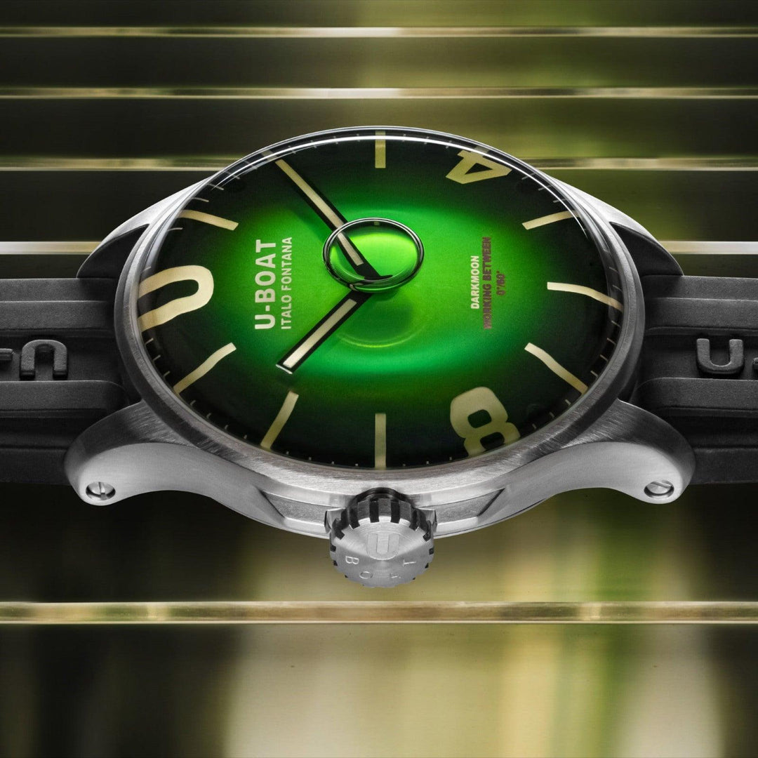 U-BOAT orologio Darkmoon Green SS Soleil 44mm verde quarzo acciaio 8702/B - Capodagli 1937