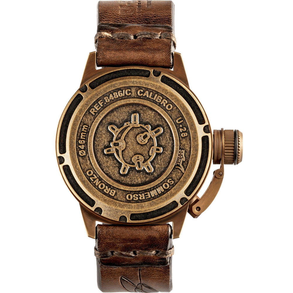 U-BOAT orologio SOMMERSO Bronzo Ceramic BZ 46mm nero automatico bronzo 8486 - Capodagli 1937