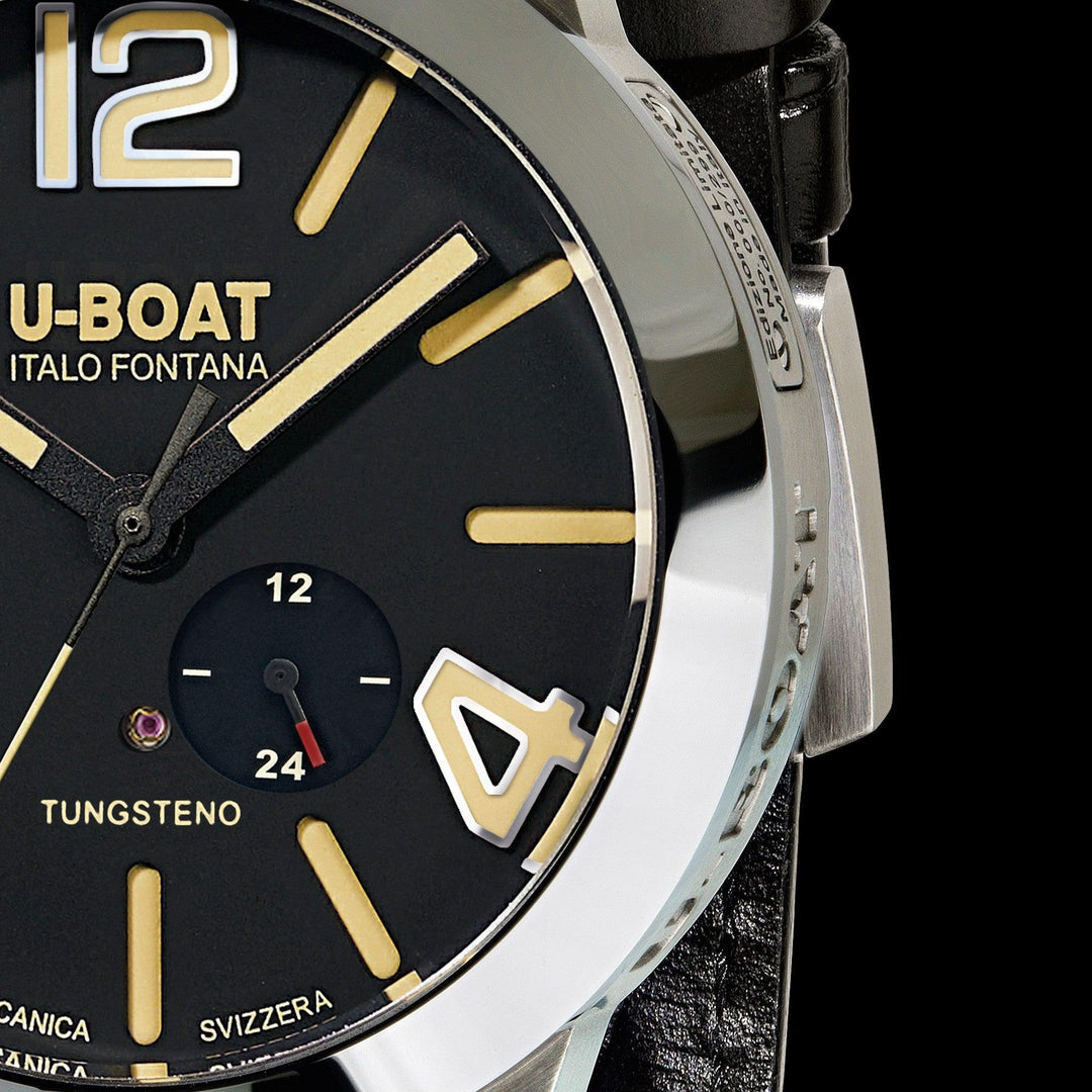 U-BOAT orologio uomo STRATOS 45 BK 45mm acciaio automatico 9006 - Gioielleria Capodagli