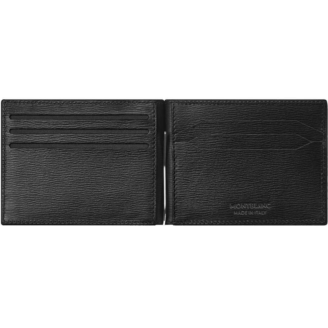 Montblanc wallet 6 compartments Meisterst ⁇ ck 4810 black with money clip 129245