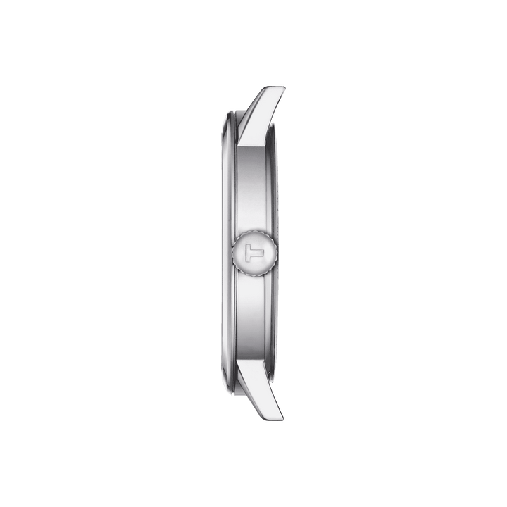 टिस्सोट घड़ी क्लासिक ड्रीम 42 मिमी चांदी क्वार्ट्ज स्टील T129.410.11.031.00