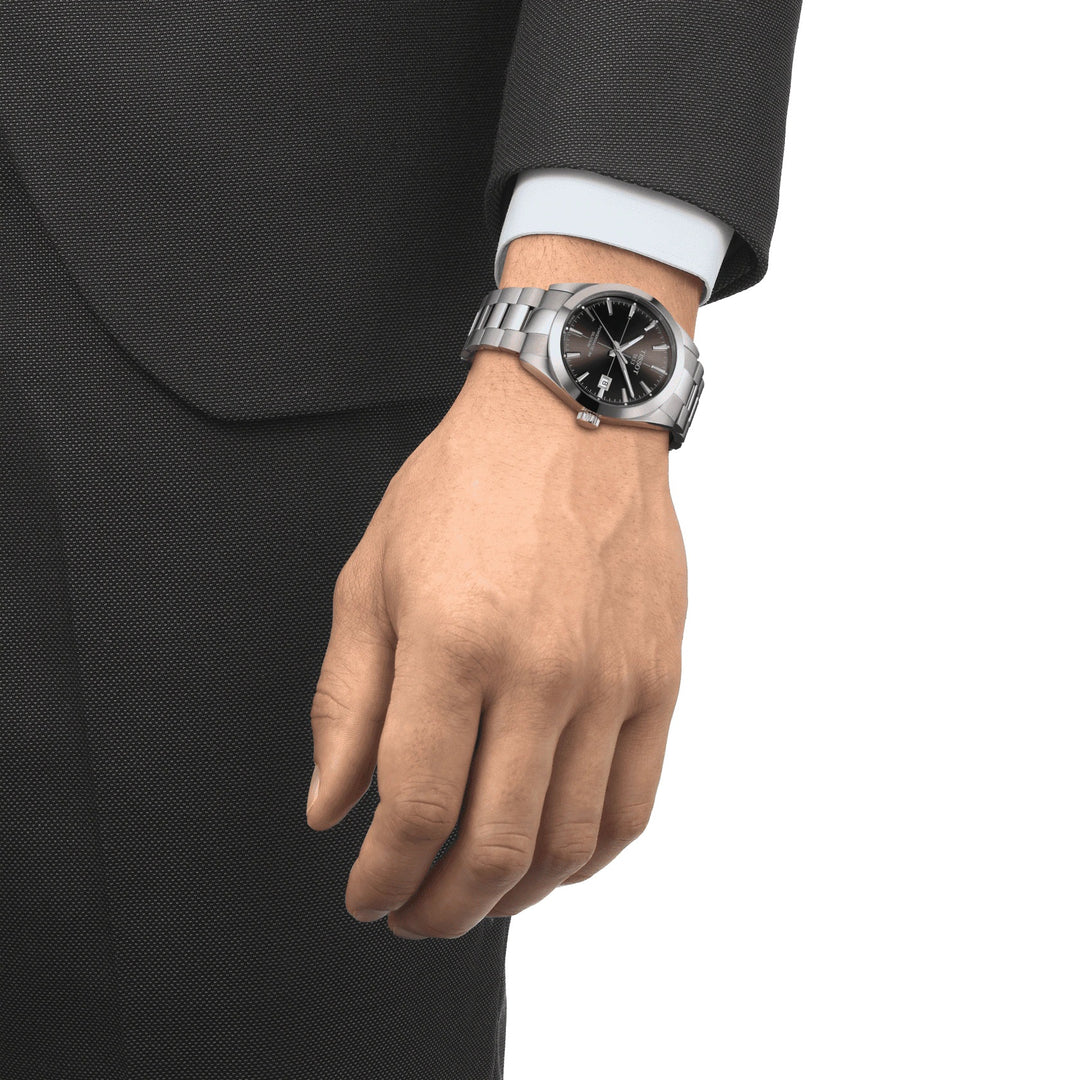 Tissot orologio Gentleman Powermatic 80 Silicium 40mm antracite automatico acciaio T127.407.11.061.01 - Capodagli 1937