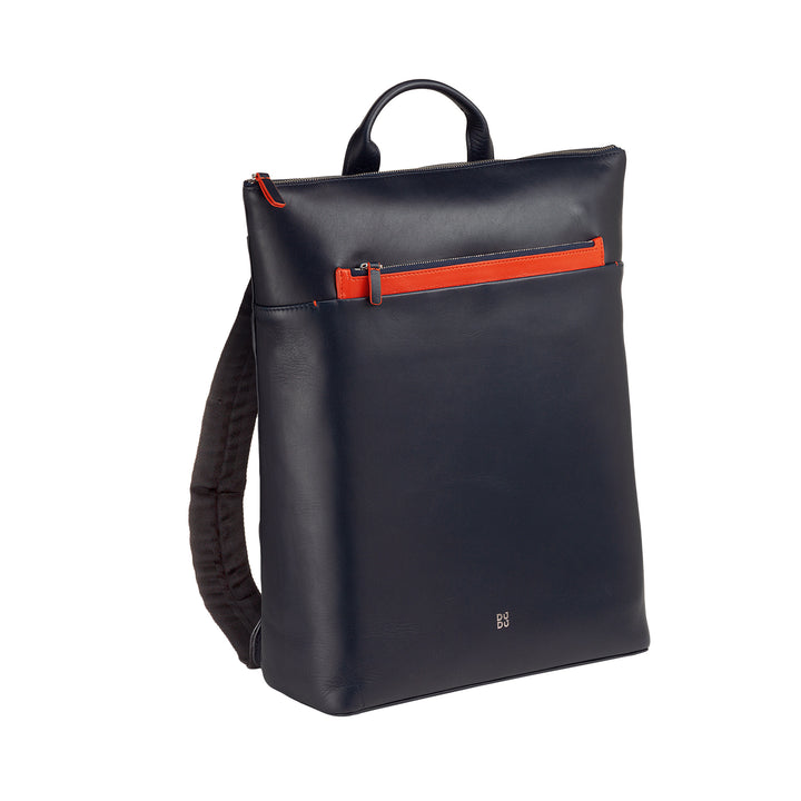 DuDu पुरुषों के चमड़े के बैग, 16 इंच तक लैपटॉप मैकबुक पीसी बैग, जिपर के साथ यात्रा कार्य बैग और ट्रॉली के लिए अटैचमेंट